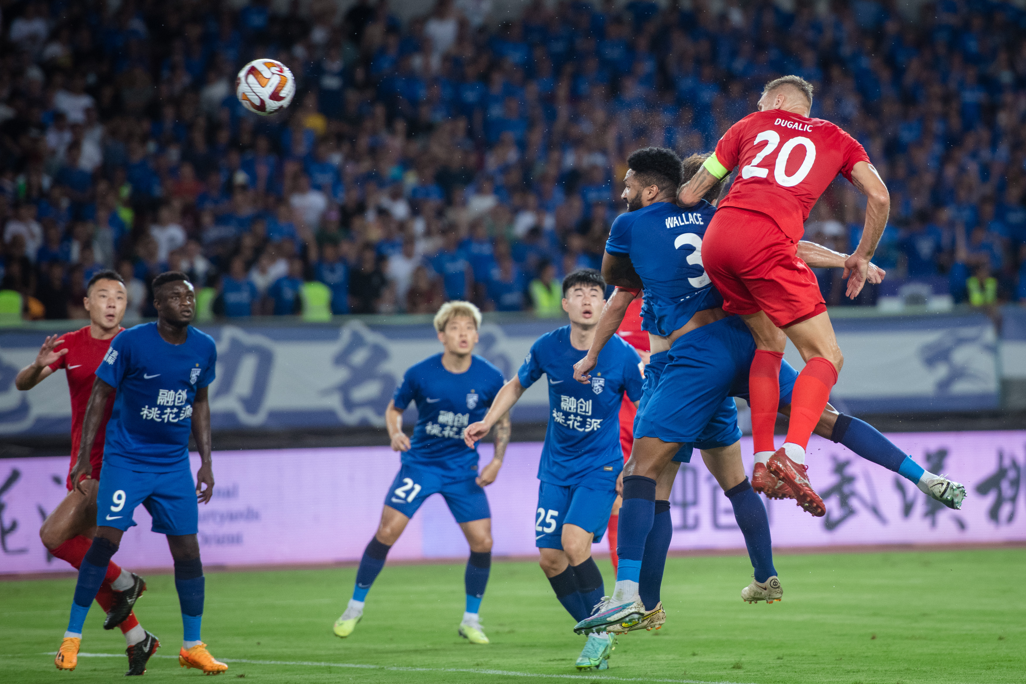 某中超球队在比赛中频频取得进球 某中超球队在比赛中频频取得进球