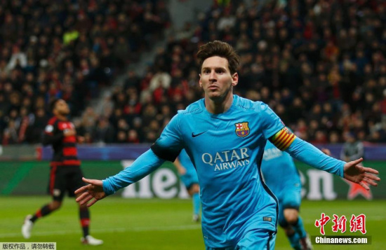 梅西连续进球，巴萨走上积分榜前列