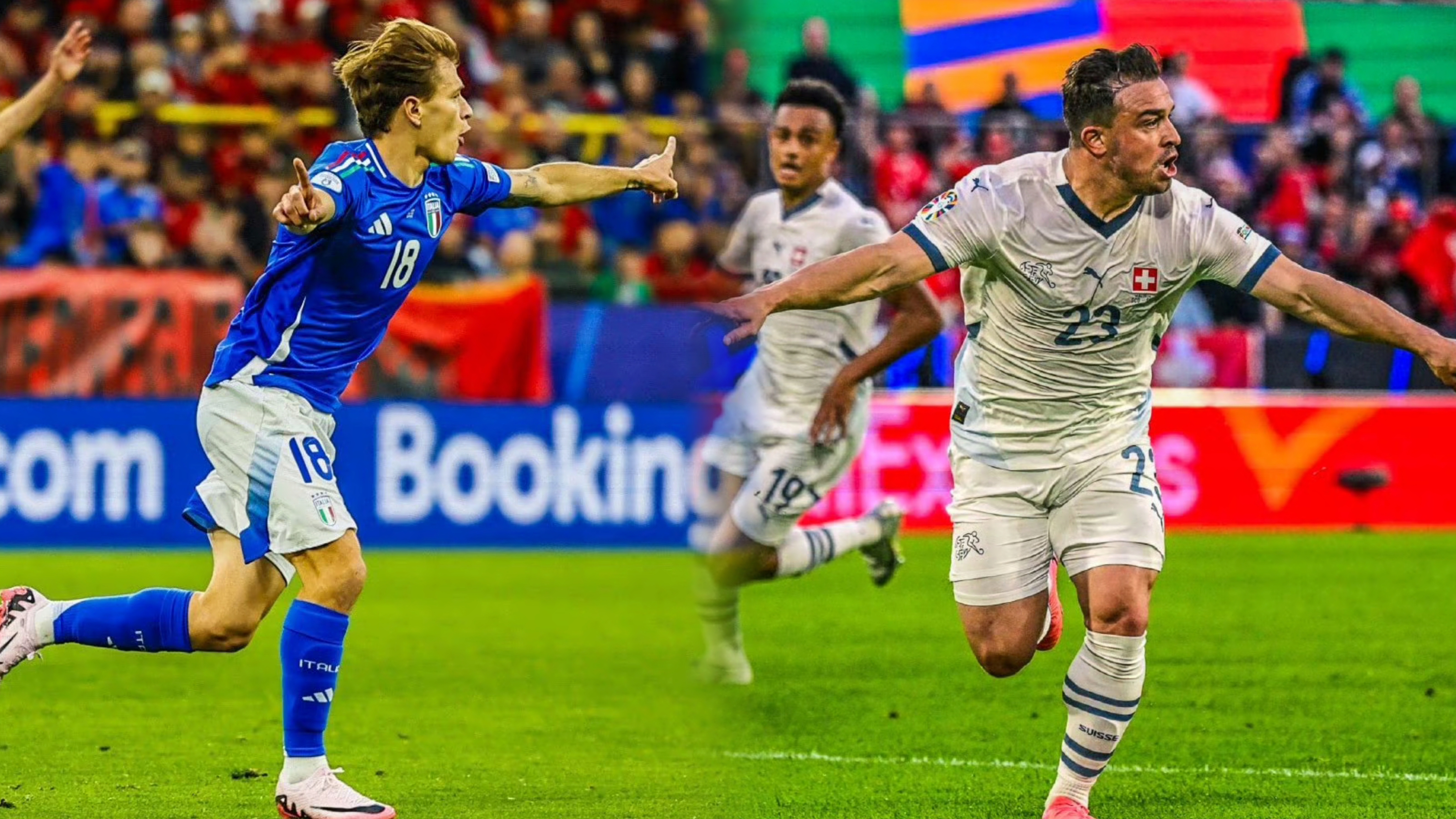 意大利队完胜瑞士队，晋级欧洲杯八强